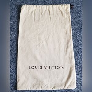 EUC Authentic Louis Vuitton Cotton Flannel Drawstring Dust/Storage Bag